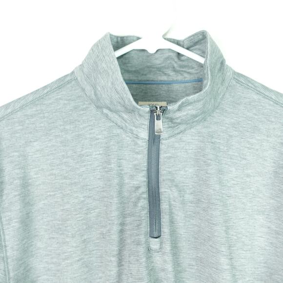 Faherty Pullover Mens SZ M 1/4 Zip Light Academia Preppy Timeless Classic Casual - Picture 2 of 10